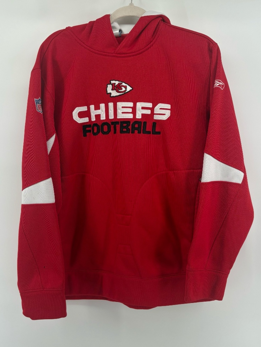 KANSAS CITY CHIEFS NFL authentic sideline hoodie size medium